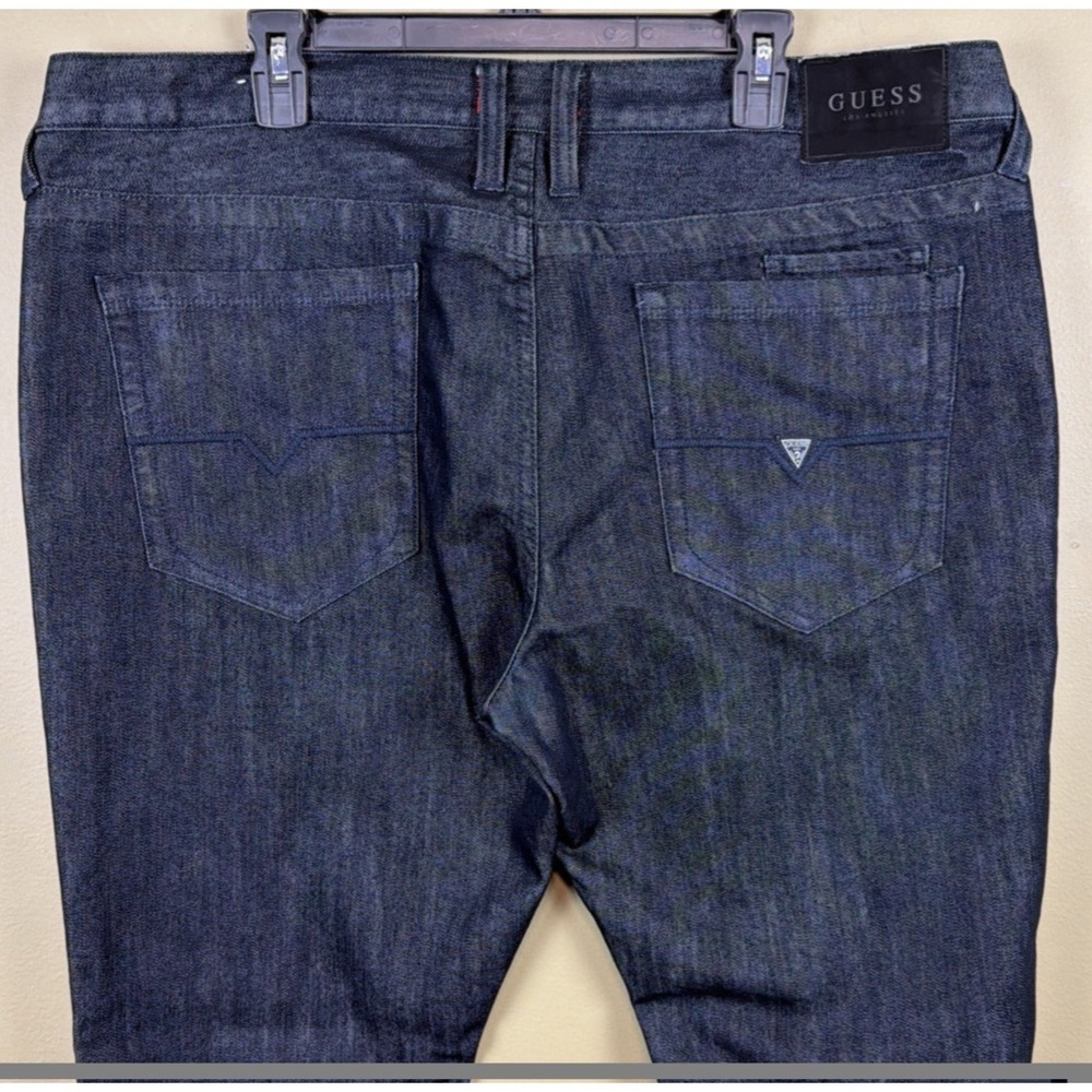 Guess Men's Halsted Fit  Slim Tapered Medium Rise Black Jeans size 40